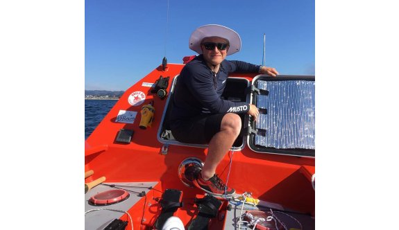 AKUT sporcusu yeni rekor denemesi için okyanusta