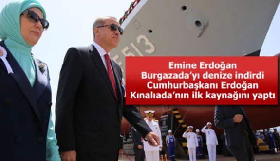 Burgazada Korveti&#039;nin Denize İndirilmesi Töreni