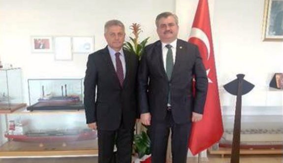 Çaturoğlu Tersaneler ve Kıyı Yapıları Genel Müdürü Deniz&#039;i Ziyaret Etti