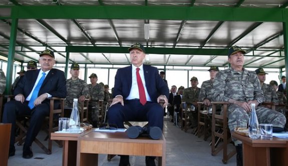 Efes 2016 tatbikatını Cumhurbaşkanı ve Başbakan da izledi