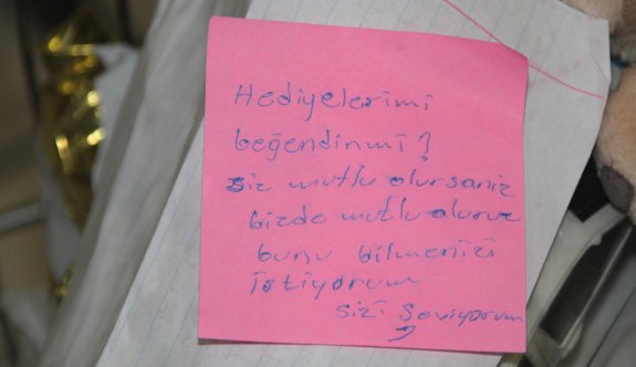 Öğrencilerden ihtiyaç sahibi çocuklara anlamlı not