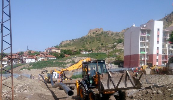 TOKİ 2. etapta içme suyu hattının güzergahı değişiyor