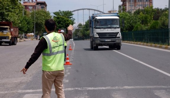 Ulaştırma Bölge Müdürlüğü Ekipleri Ağır Tonajlı Araçları Denetledi