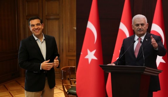 Başbakan Yıldırım&#039;dan Çipras&#039;a teşekkür telefonu