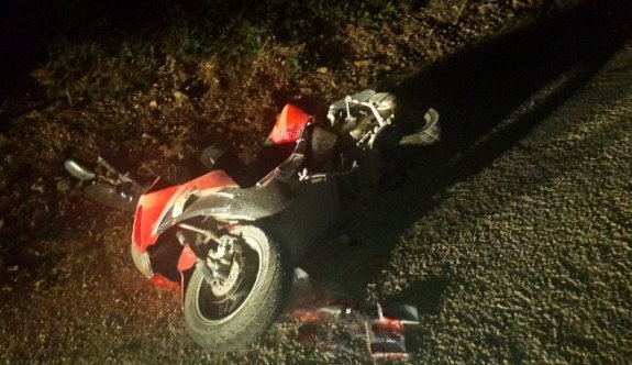 Çaldığı motosikletle kaza yaptı, hayatını kurtaran vatandaşlara tepki gösterdi