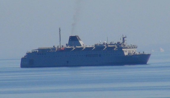 Deniz Kuvvetleri'ne ait askeri gemi İskenderun Limanı'nda