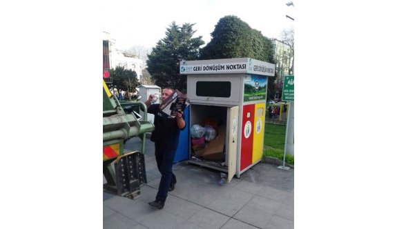 İzmit’te geri dönüşüm çalışmaları devam ediyor