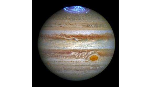 Jüpiter’in ‘kuzey ışıkları’ büyüledi