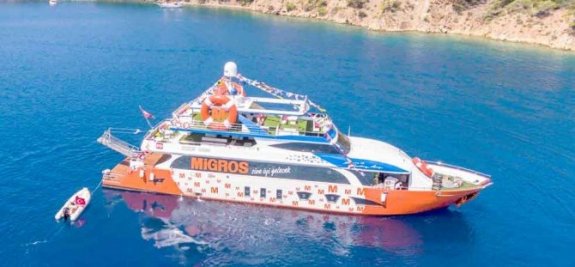 Migros Marketi Denize Taşıdı