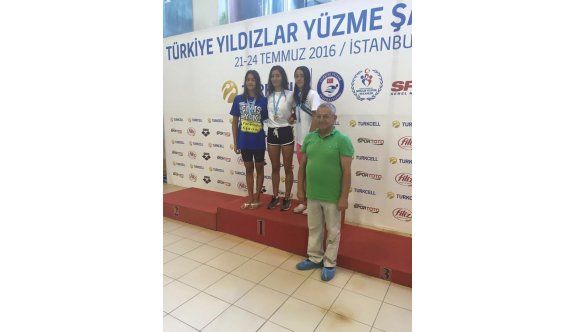 Türkiye Yıldızlar Yüzme Şampiyonası'nda 27 yıllık Türkiye rekoru kırıldı