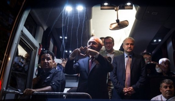 CHP Genel Başkanı Kılıçdaroğlu, 30 Ağustos yürüyüşüne katıldı