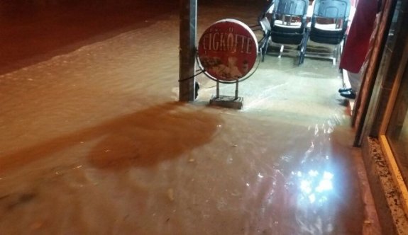 Cide sele teslim oldu, işyeri ve evleri su bastı