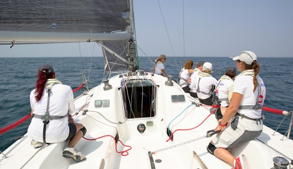 Deniz Kızı Ulusal Kadın Yelken Kupası’nda birinciliği Türk Telekom kazandı