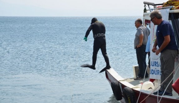 Gemlik Körfezi terk edilmiş av araçlarından temizlendi