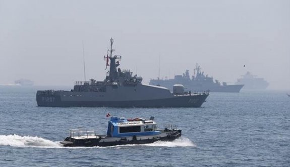 Miting için karada, havada, denizde  geniş güvenlik önlemleri
