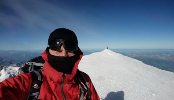 Ordulu dağcı Avrupa’nın çatısı Mont Blanc zirvesinde