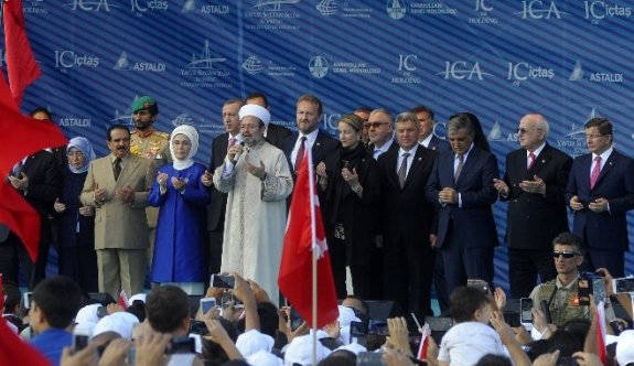 Yavuz Sultan Selim Köprüsü dualarla açıldı