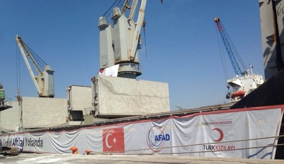 Afrika ülkelerine 11 bin ton gıda yardımı yola çıktı