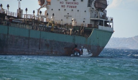 A.O.G Explorer adlı tanker Aliağa’da karaya oturdu