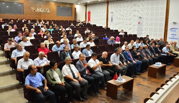 AOSB’de, sanayicilere, ”6736 Sayılı Bazı Alacakların Yeniden Yapılandırılmasına İlişkin Kanun” anlatıldı