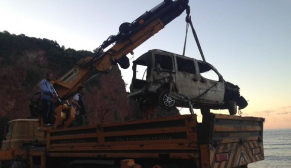 Bartın’da Denize Sürüklenen Araç 34 Gün Sonra Çıkarıldı,