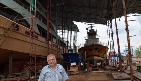 Çamburnu Tersanesi’nde 40 yıldır gemi inşa ediyorlar