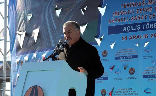 Bakan Arslan: "Dünyanın en uzun açıklığa sahip Çanakkale 1915 Köprüsü 2023 yılında açılacak"