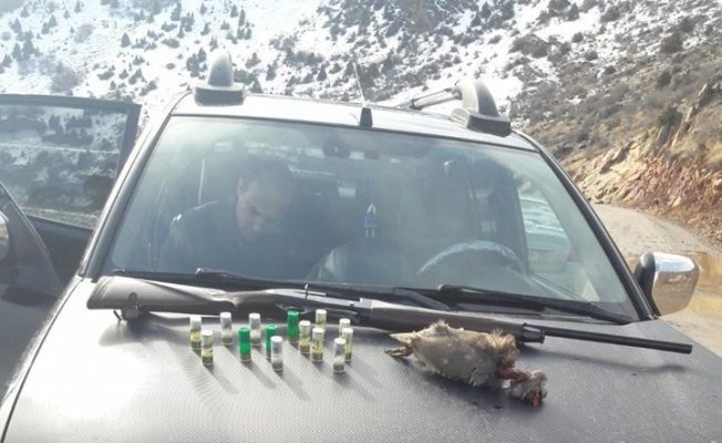 Kaçak avlanan şahsa ceza