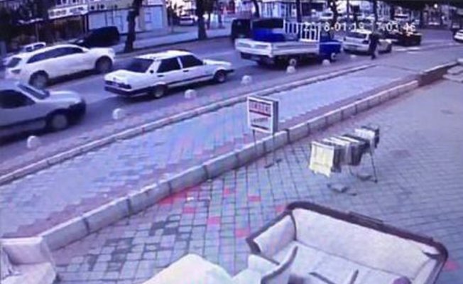 Kazadan saniyelerle kurtuldu