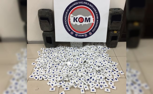 Mersin’de 2 bin 151 paket kaçak sigara ele geçirildi