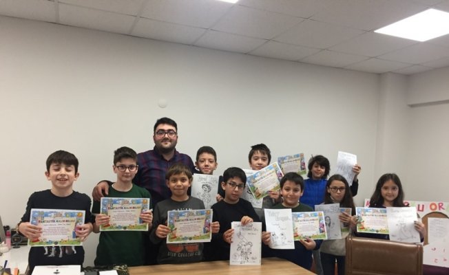 Serdivan Çocuk Akademisi’nde Karikatür’ün incelikleri öğretiliyor
