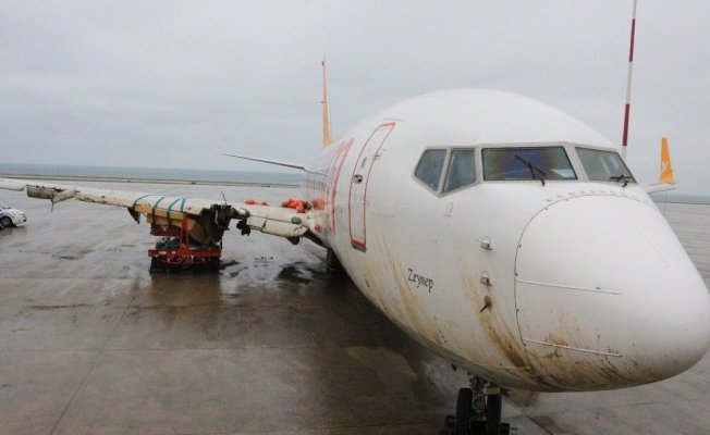 Trabzon’da pistten çıkan uçak hurdaya ayrılacak