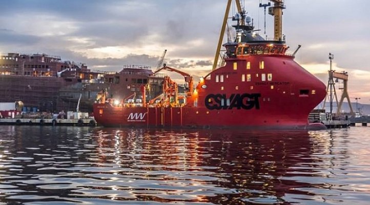 Türkiye&#039;nin ilk rüzgar türbin bakım gemisi teslim edildi