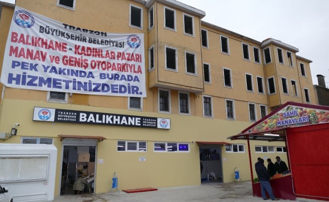 Geçici kadınlar pazarı ve balıkhane hizmet vermeye başladı