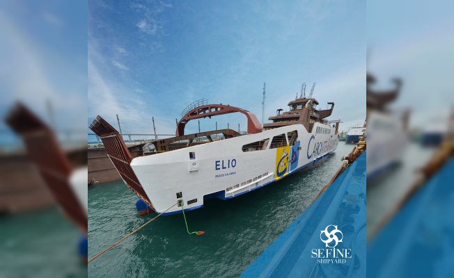 Akdeniz'in ilk LNG ile çalışan gemisi SEFİNE'den