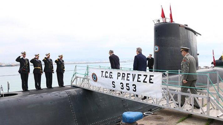 TCG Preveze&#039;ye Arnavutluk&#039;ta üst düzey karşılama