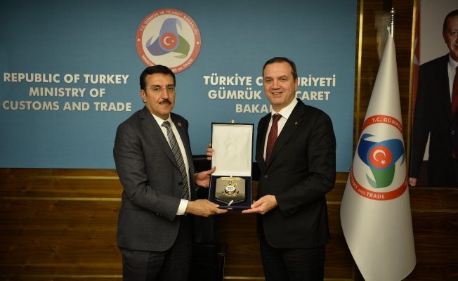 İMEAK DTO Yönetimi Gümrük ve Ticaret Bakanı’nı ziyaret etti