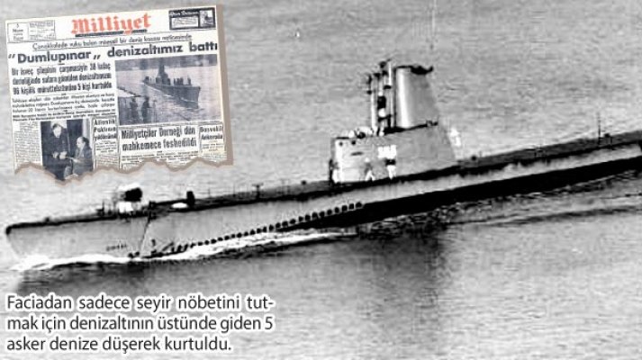 TCG Dumlupınar’ın acısı 64. yılında