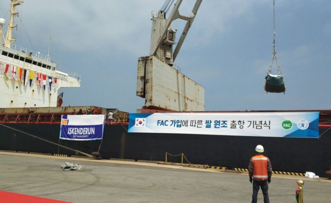 Kore'nin Afrika yardımını Türk armatör taşıyor