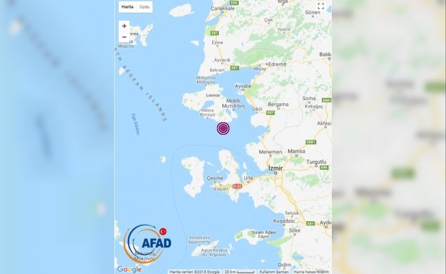 Ege Denizi’nde 4,2 büyüklüğünde deprem