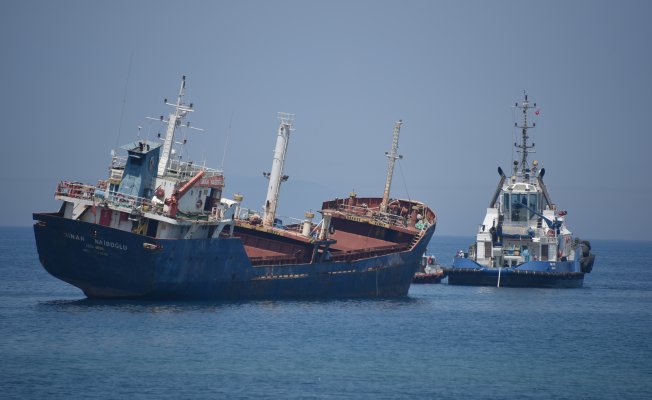 Kıyıya Vuran  M/V SİNAN NAİBOĞLU Gemisi Kurtarıldı