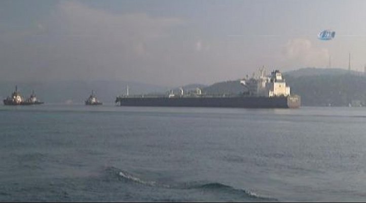 Boğaz'da gemi arızası..