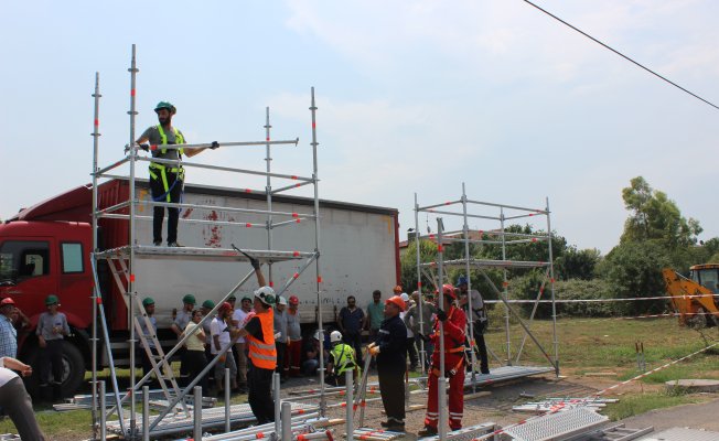 GMO GEMİSEM Tarafından Düzenlenen İskele Kurma Eğitimi Yoğun İlgi Gördü