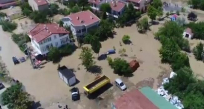 Antalya'da Meydana Gelen Sel Sonrası Oluşan Hasar Havadan Görüntülendi