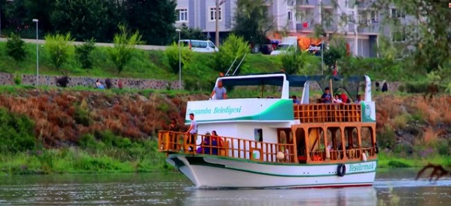 Yeşilırmak&#039;ta tekne ile gezi turları başlıyor