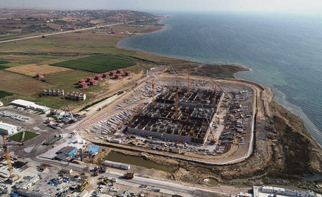 Çanakkale Köprüsü’nde çalışmalar sürüyor