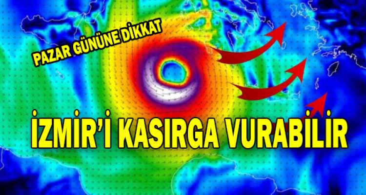 Ege Denizinde Kasırga Bekleniyor