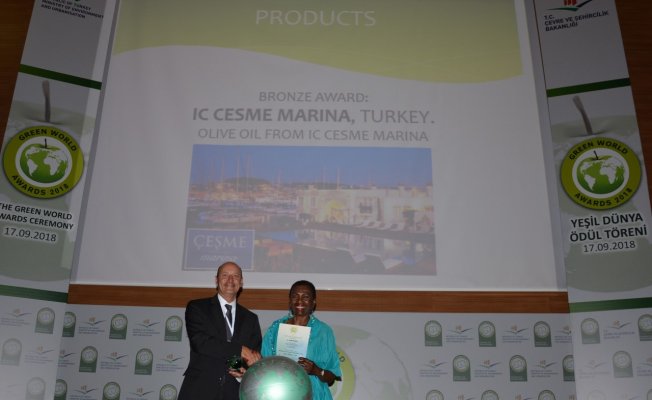 IC Çeşme Marina’ya “Yeşil Dünya 2018” Ödülü