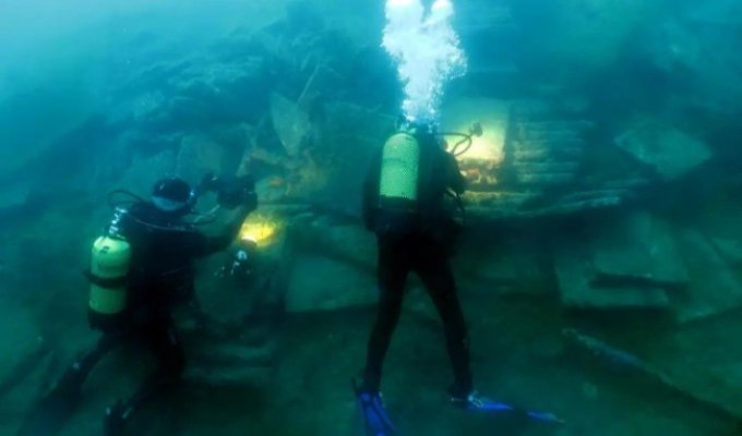 Didim açıklarında batık gemi bulundu