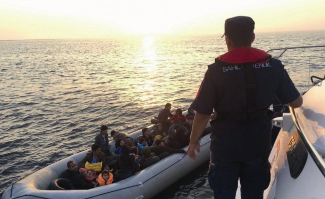 Didim’de 50 kaçak göçmen yakalandı